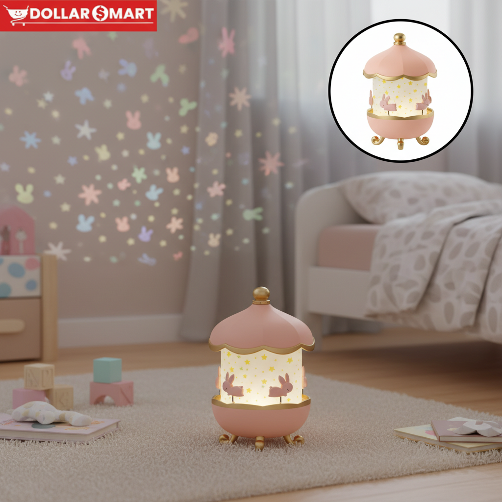 Bunny Carousel Night lamp projector