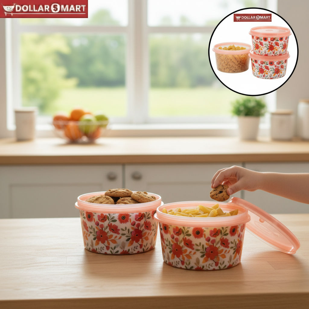 Flower kitchen Storage Container