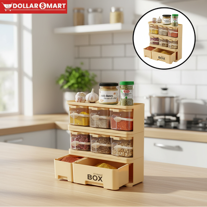 Smart Masala Sky - Adjustable Spice Rack