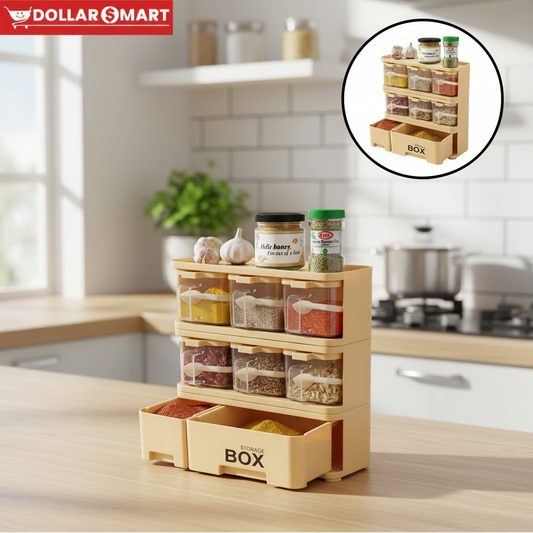 Smart Masala Sky - Adjustable Spice Rack