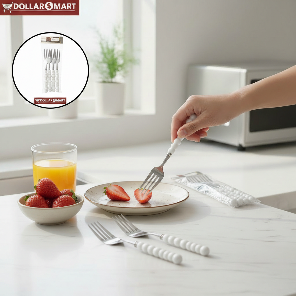 Bubble Handle Forks 4 pcs