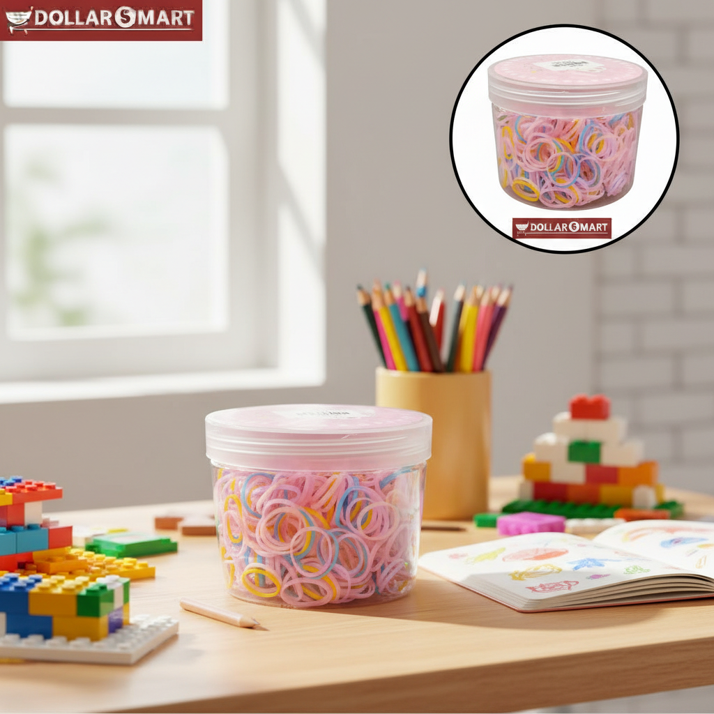 MultiColor Rubber Bands Box