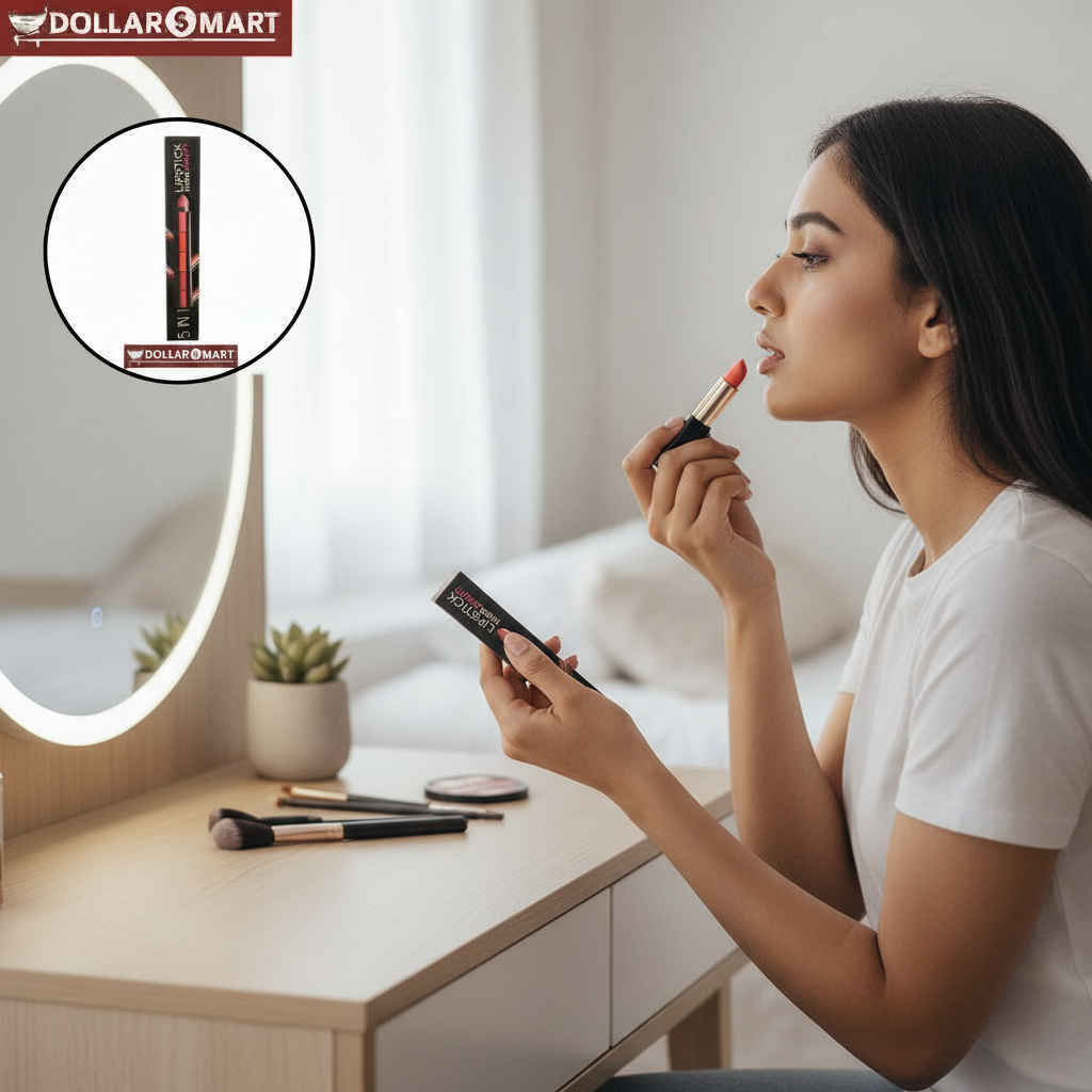 Different shades of Huda Beauty 5 in 1 lipstick
