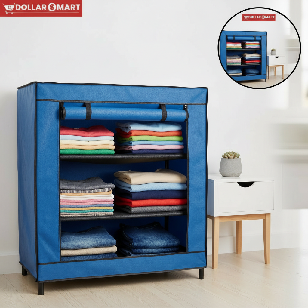 3 Layer Fabric Organizer Rack by Dollar$ Mart