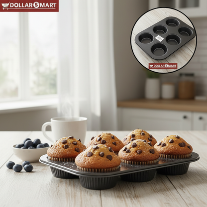 Cup Cake Oven Tray 6 Holes