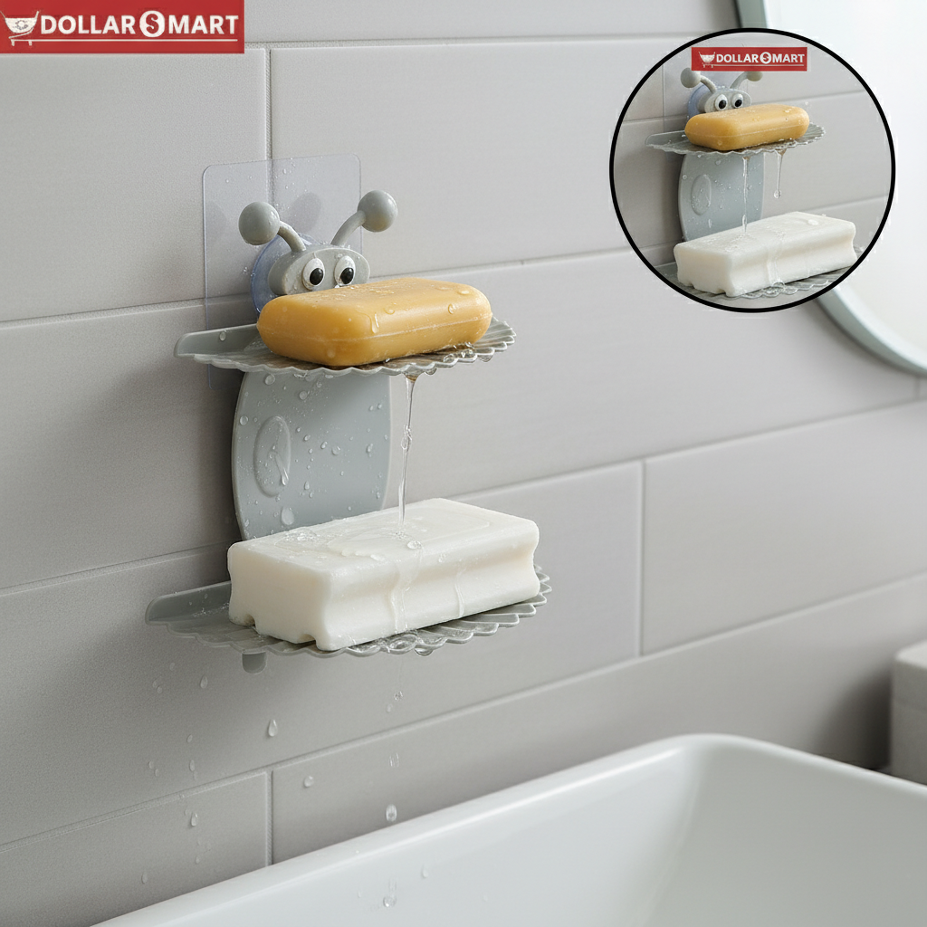 Double Layer Soap Drain Rack
