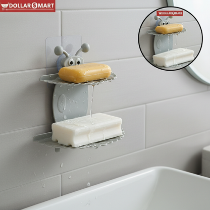 Double Layer Soap Drain Rack