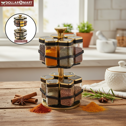 Rotating Spice Rack 16 bottle