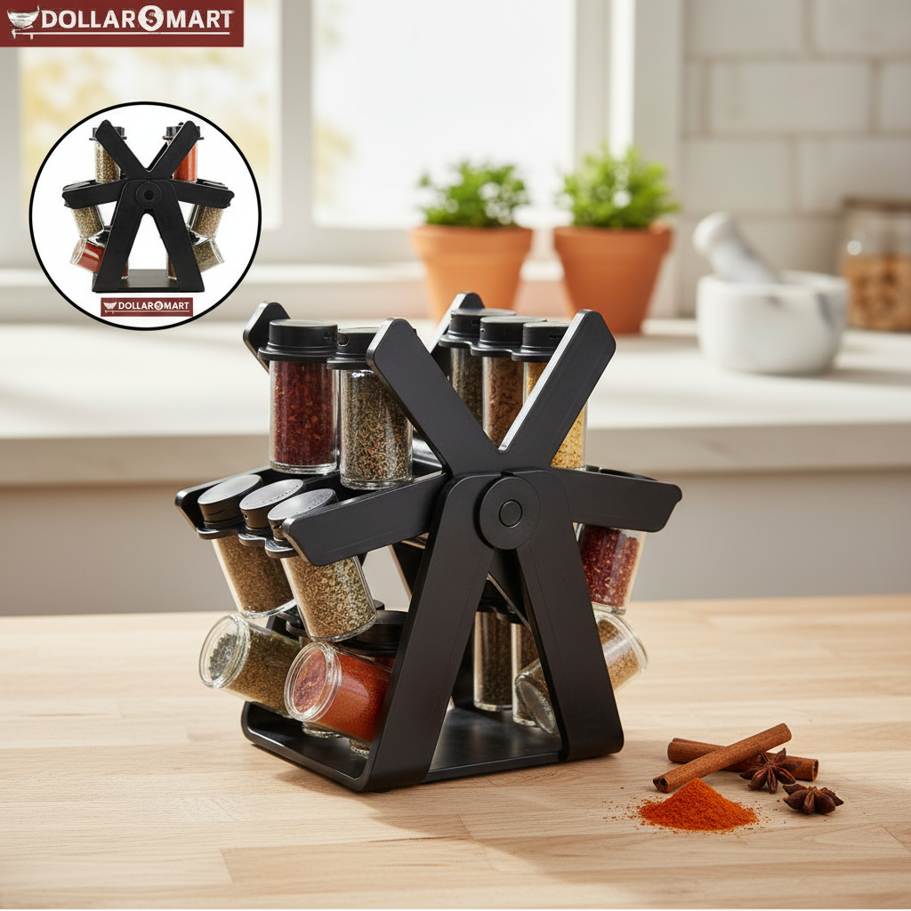 Affordable spice rack for homes and professional kitchens