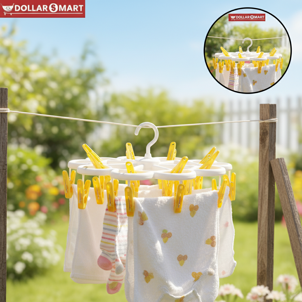 12 Clip Cloth Hanger - Buy Online Pakistan