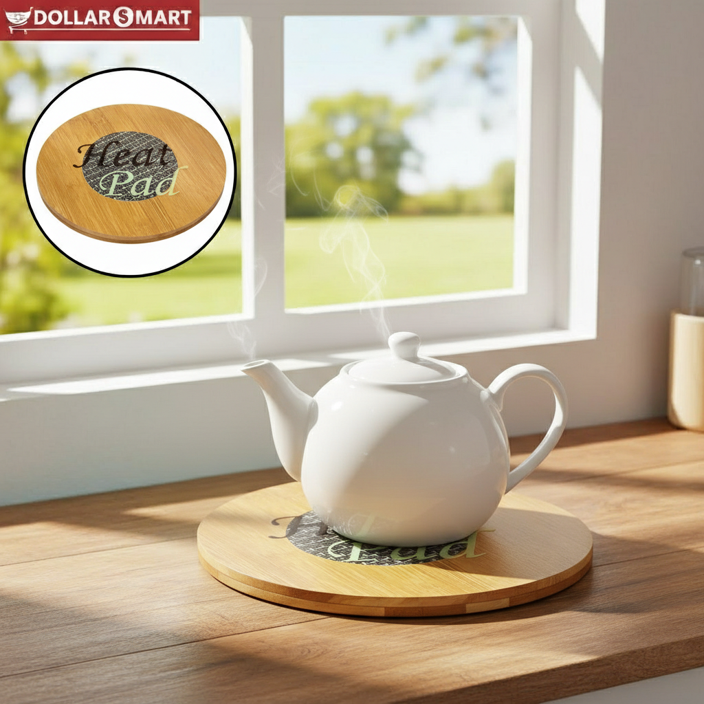 Wooden Heating Pad Round