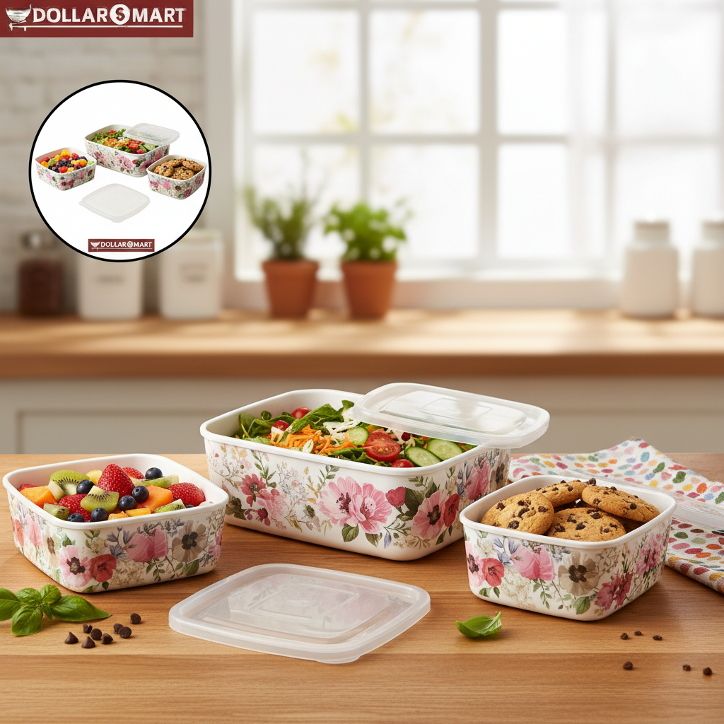 Melamine Food Box 3pcs