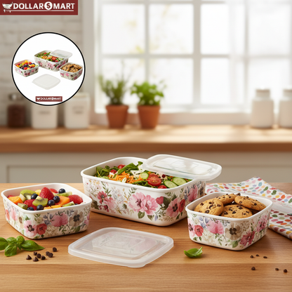 Melamine Food Box 3pcs
