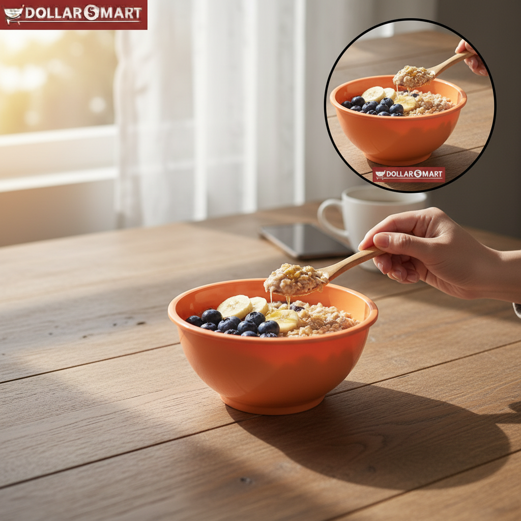MultiColor Bowls and spoons 3 PCS