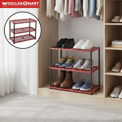 SHOES RACK 3 STEP COLORFUL