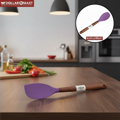 Silicon wooden Spatula Large