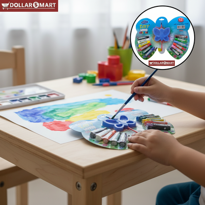 Kids water Colors and brush 12 Color