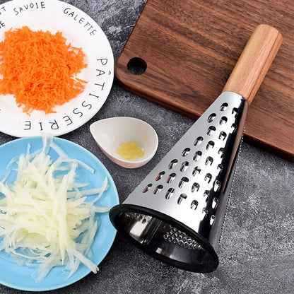 Stainless Steel Grater Mulitfunction 3 Sides Grater For Fruit Cheese Potato Slicer Vegetables Cutter Kitchen Gadgets Accessories
