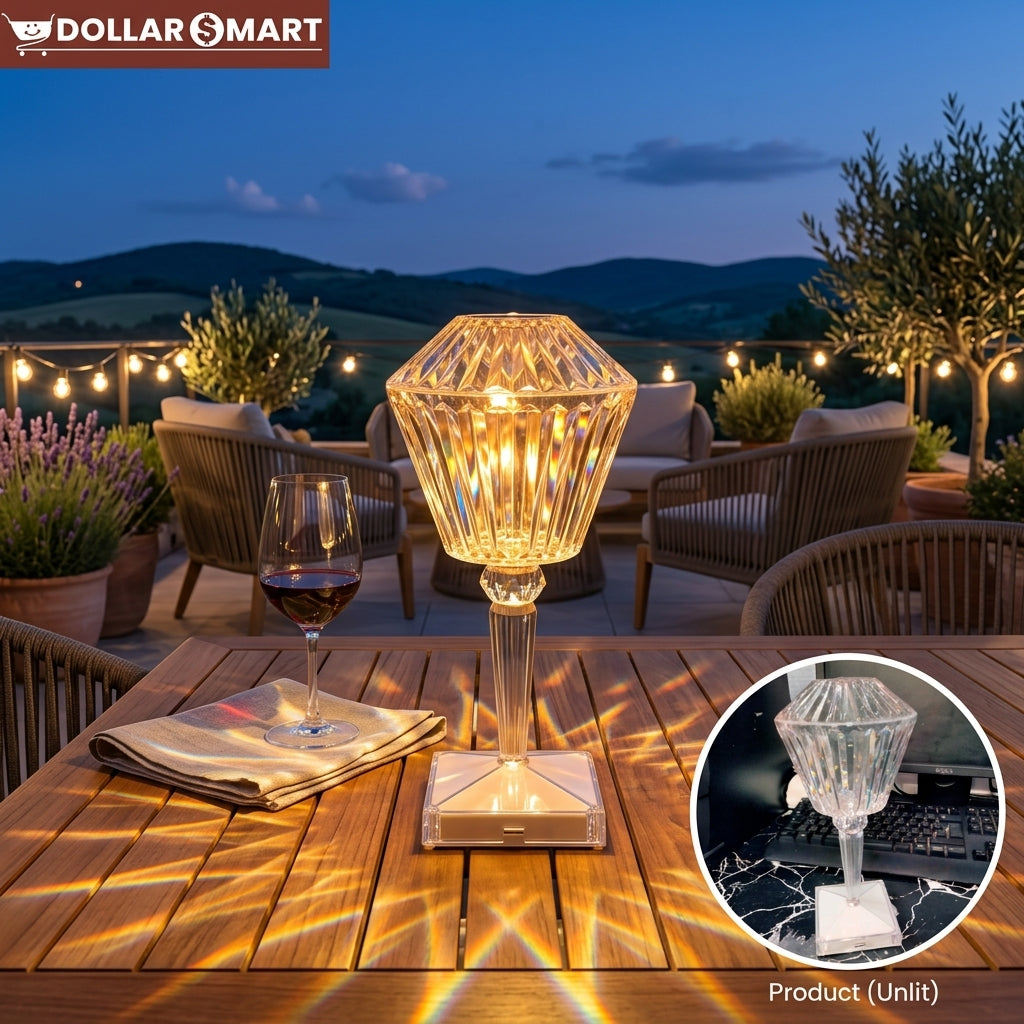 Led Diamond Table Lamp