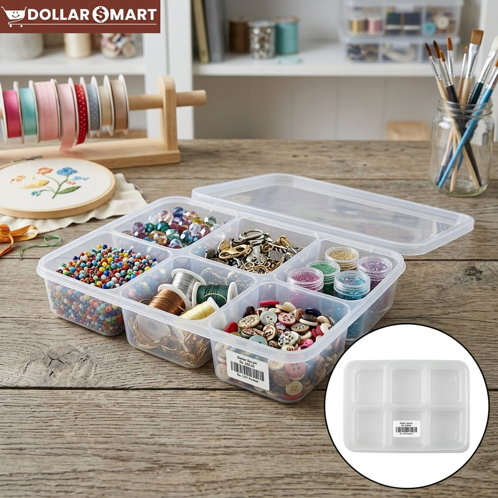 Plastic Box 6 Portion