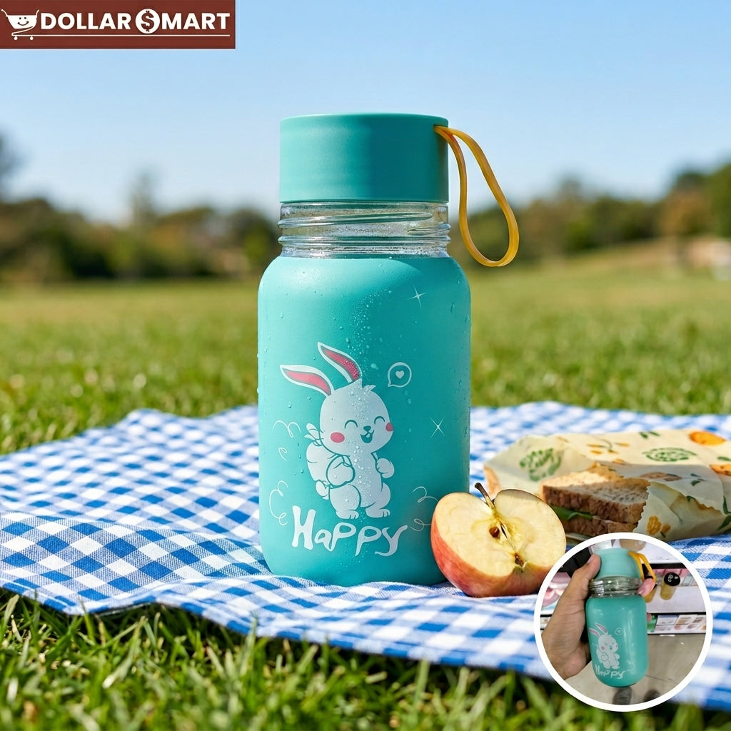 Cute Glass Bottle - Dollar$ Mart