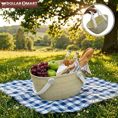 Durable Plastic Basket - Dollar$ Mart