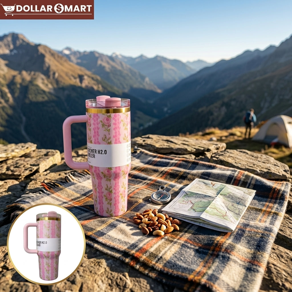 Flower Printer Tumbler