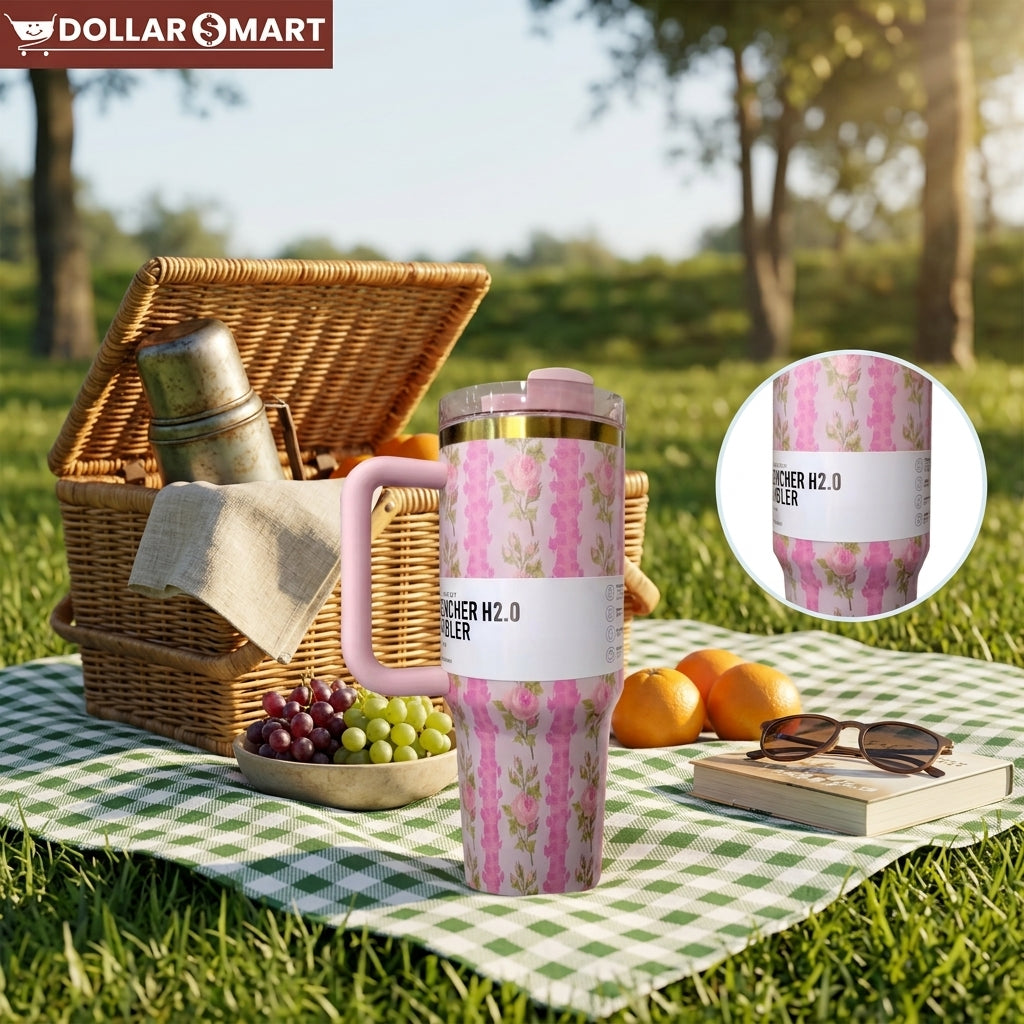 Flower Printer Tumbler