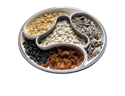 Dolphin Design Plastic Serving Tray – Durable Multi-Use Party Serveware for Food, Lightweight Kitchen & Dining Tray with Elegant Marine Motif