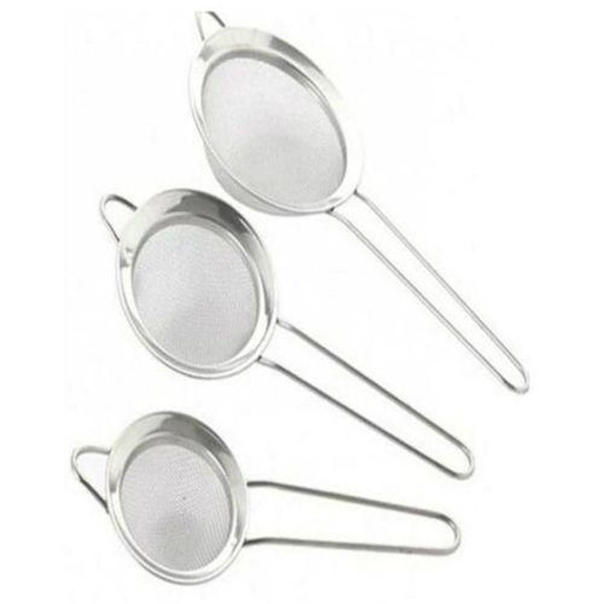 Steel Tea Strainer - Pack of 3
