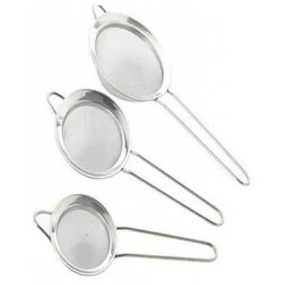 Steel Tea Strainer - Pack of 3