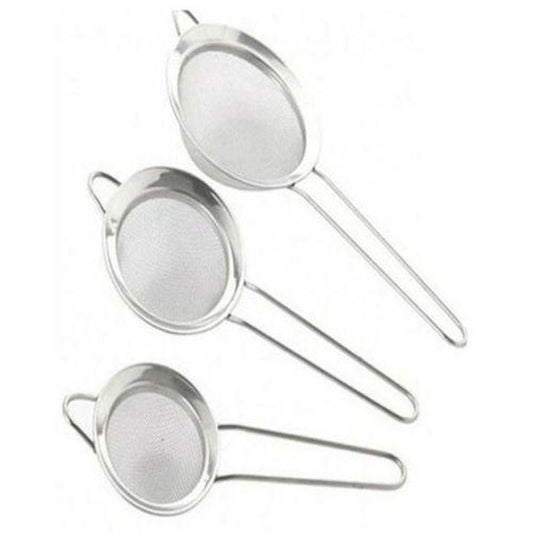 Steel Tea Strainer - Pack of 3