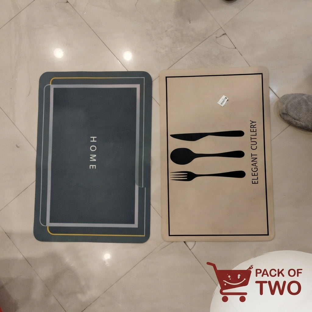 Pack of 2 Anti-Slip Mats With Free Delivery All Over Pakistan